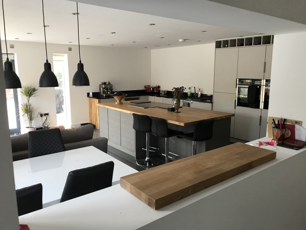 Luxury open-plan living space