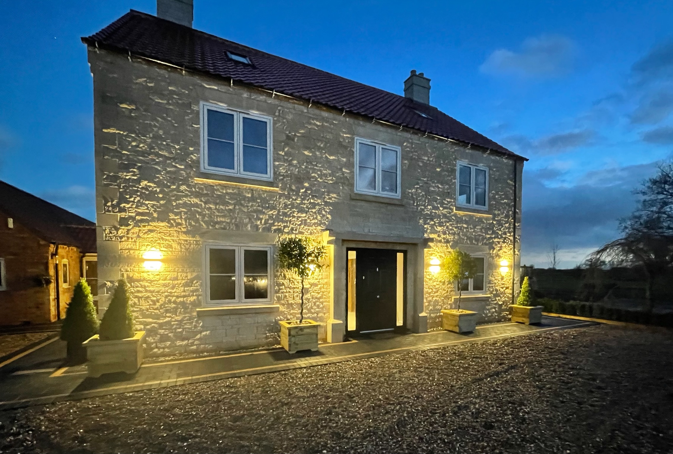 Outdoor view of North Scarle project